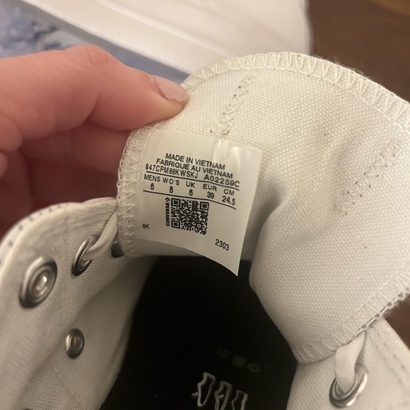 Custom Chuck Taylor All Star Lift Platform - BK custom wedding shoes *never worn - Picture 5 of 7